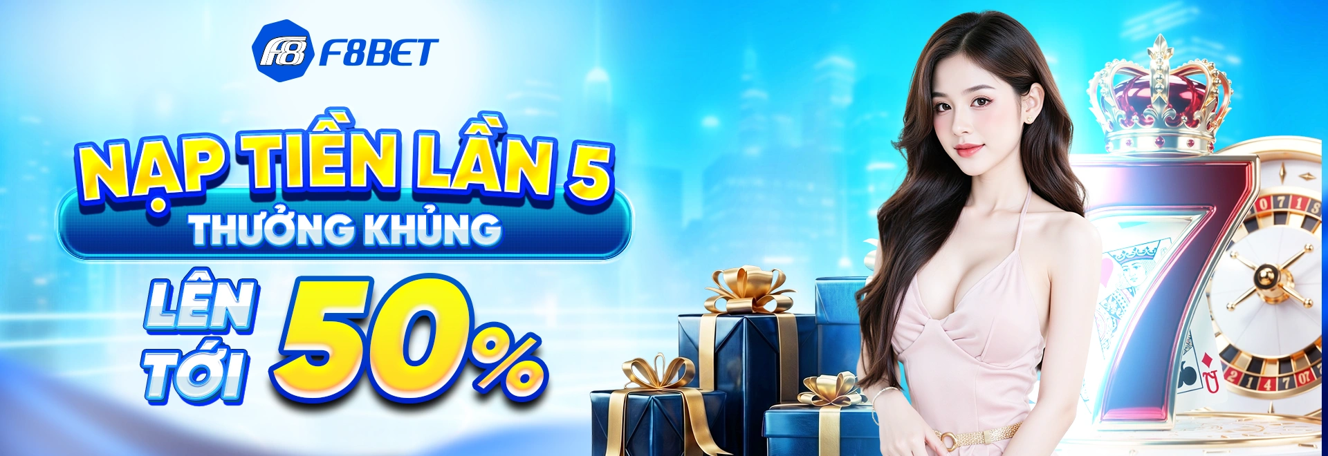 banner trang f8bet nạp tiền lần 5 thưởng khủng
